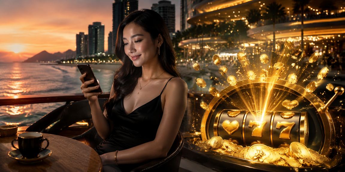 Người chơi tại Đà Nẵng thưởng thức cà phê và khám phá slot game mới